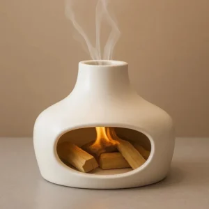 Ceramic Eco-Friendly Handmade Highly Scented Adjustable Brightness Aromatherapy Censer Essential Oil Diffuser Candle Home Decor