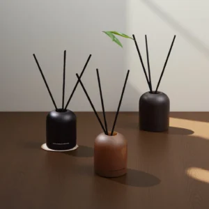 Glass Reed Diffuser & Scented Candle Gift Set — Eco-Friendly, Alcohol-Free Fragrance