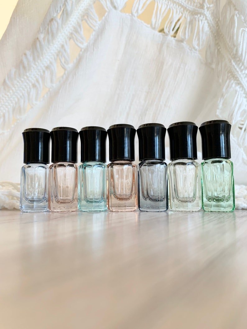 Pastel Gemstone Roller Bottles ~ 5 ml ~ Glass Bottle ~ Essential Oil Roller ~ Aromatherapy ~ Holistic ~ Gift ~ Travel ~ DIY Perfume ~ Gifts - 图片 4