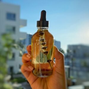 Lavender Body Oil (Infused with Crystals) 4oz | Wholesale Lavender Body Oil | Nourishing & Soothing Skincare—Achieve Radiant, Hydrated Skin