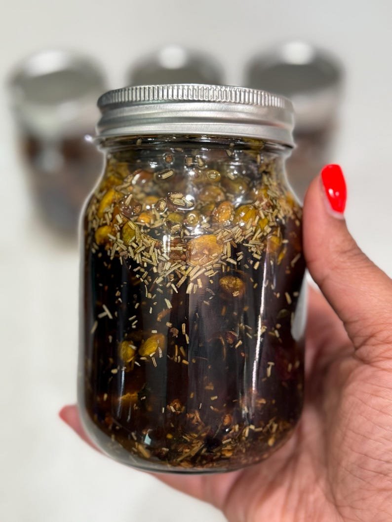 Super Growth “Thick & Long” 22+ Herbal Aryuvedic Stimulating Hair Oil With Infused Herbs