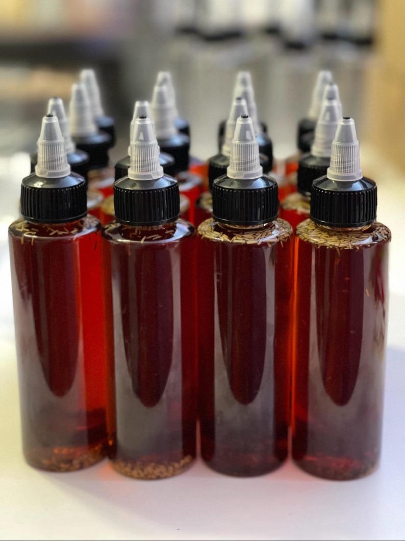 Super Growth “Thick & Long” 22+ Herbal Aryuvedic Stimulating Hair Oil With Infused Herbs - 图片 4