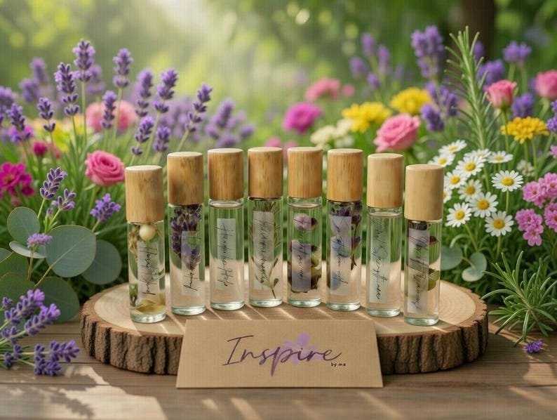 Essential Oil Roller | Bulgarian Lavender | Organic | Natural | Essential Oils | Handmade | Aromatherapy | Vegan | Self Care | Roller - 图片 3