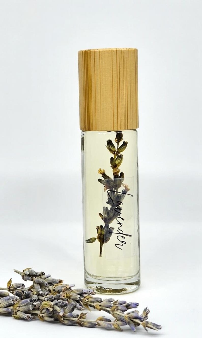 Essential Oil Roller | Bulgarian Lavender | Organic | Natural | Essential Oils | Handmade | Aromatherapy | Vegan | Self Care | Roller - 图片 2