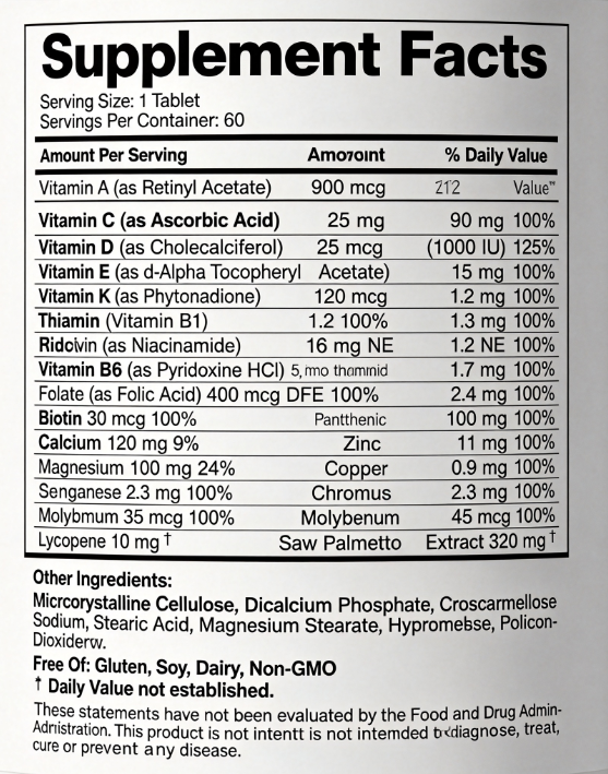 Men's Daily Multivitamin - Image 2